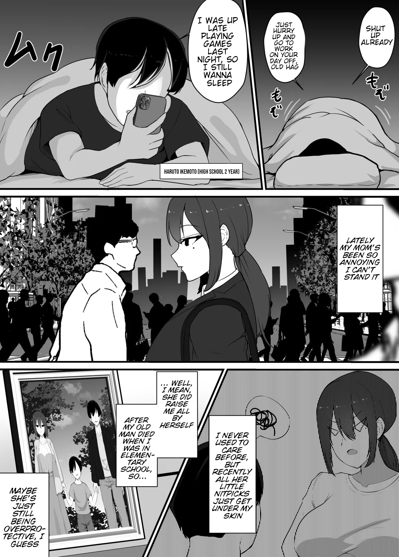 Hentai Manga Comic-Some dude stole my girl, so I blew off steam with my mom.-Read-4